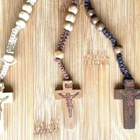 Native Patterned Mexican Rosary Beads