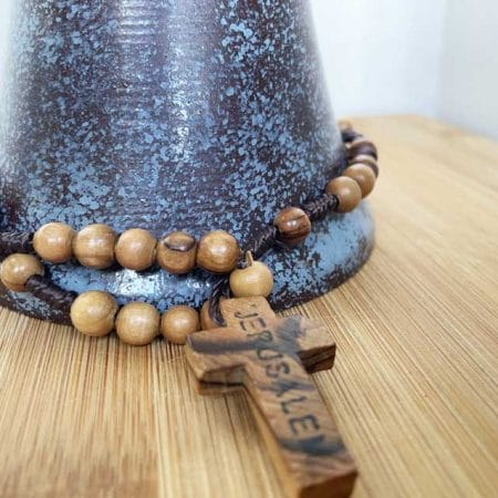 Jerusalem Rosary Wooden Beads