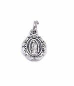 Our Lady of Guadalupe Silver Tone Medal Jewelry