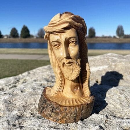 Olive Wood Carving of Christ from Israel