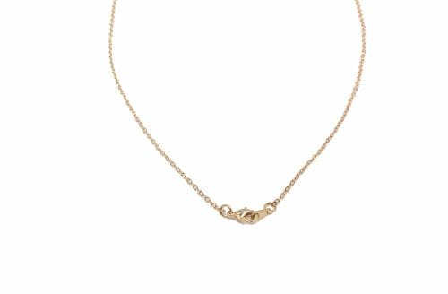 18" 16K Gold Plated Flat Necklace