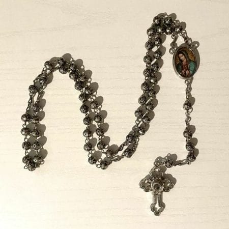 Unique Rosary with Pinhole Viewfinder