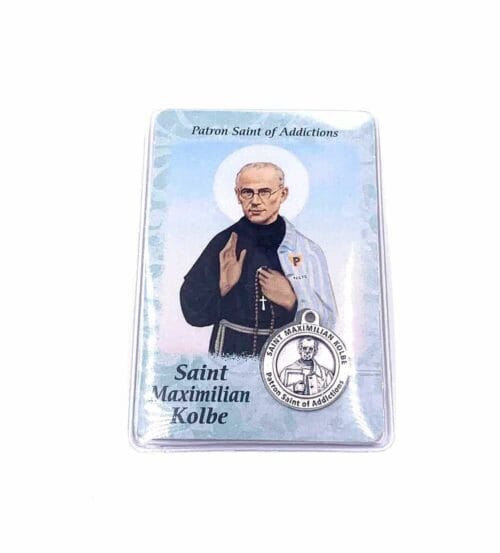 St. Maximilian Kolbe Patron Saint of Addictions Card