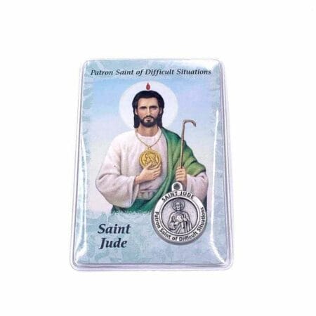 Saint Jude Healing Prayer Card with Medal