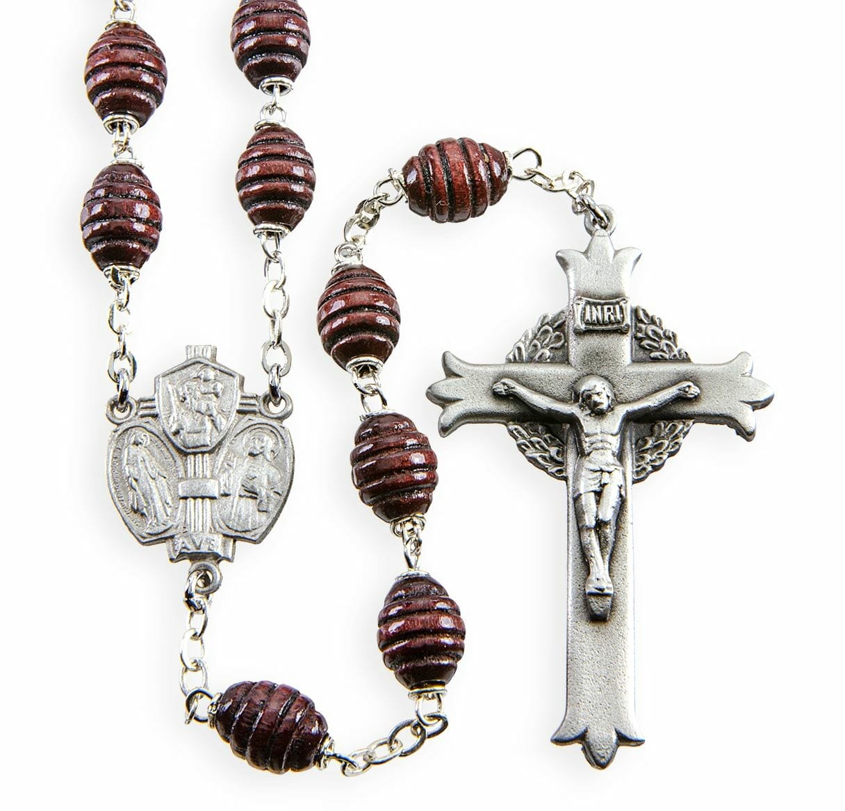 HMH Religious Floral Crucifix and Centerpiece Rosary Making Set