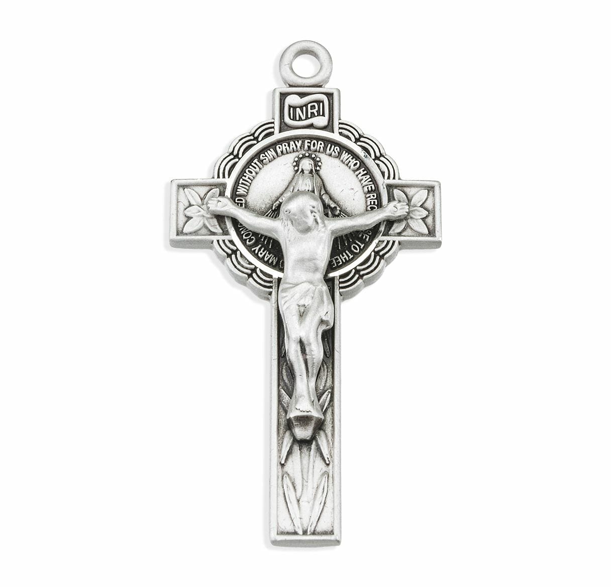 Miraculous Sterling Silver Medal/Crucifix