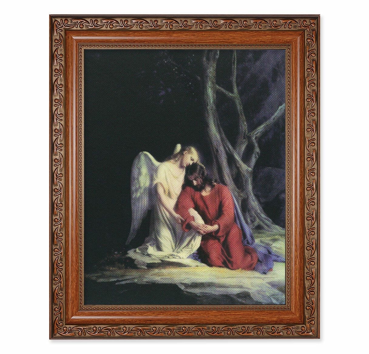 Agony In The Garden Mahogany Finished Framed Art Buy Religious Catholic Store