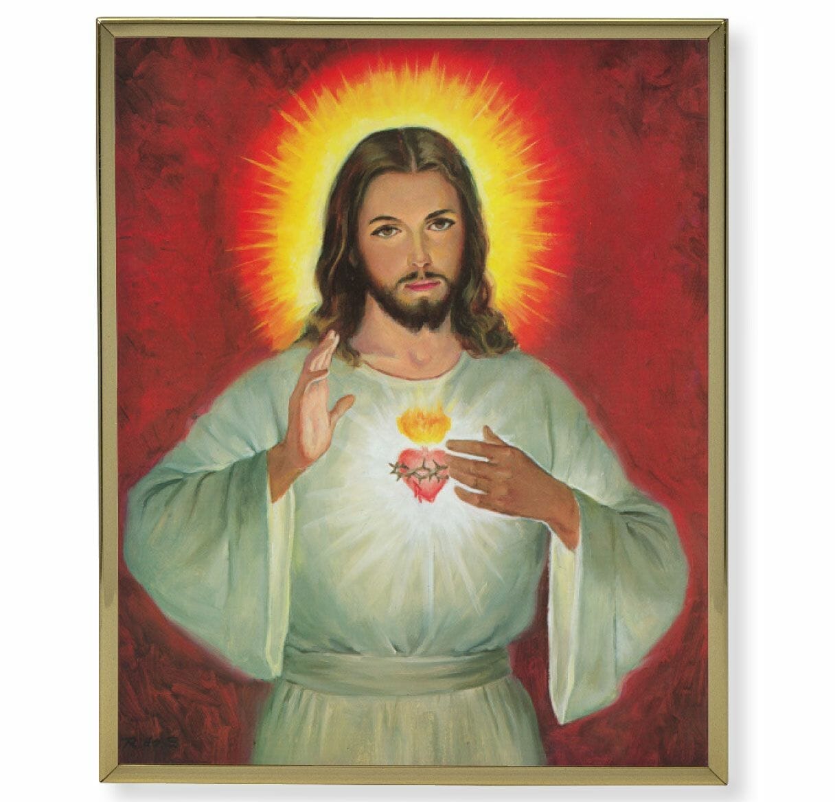 Sacred Heart of Jesus Plaque