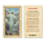 Eastertide Resurrection Gold-Stamped Laminated Holy Card - 25 Pack