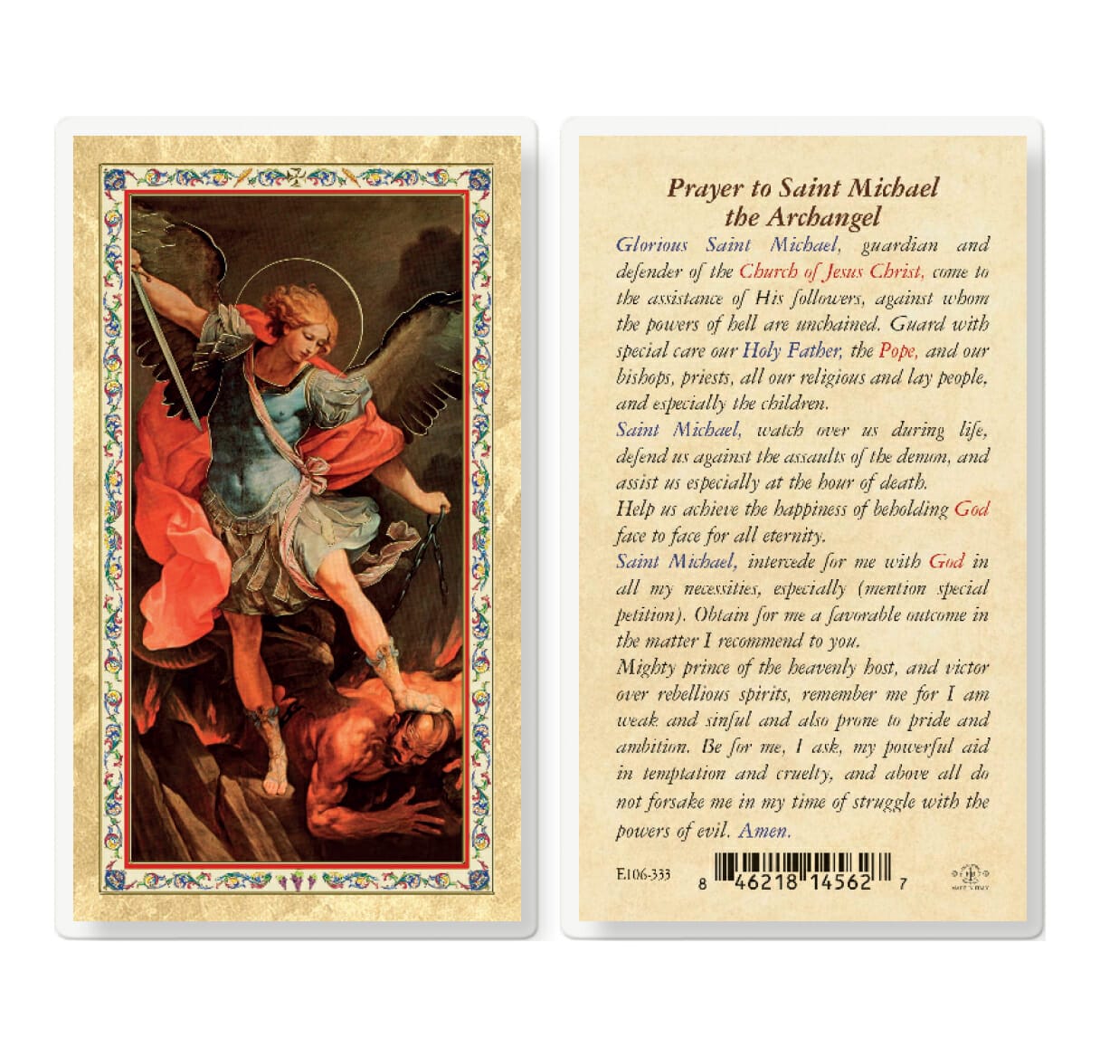 Prayer To St. Michael - 25 Pack