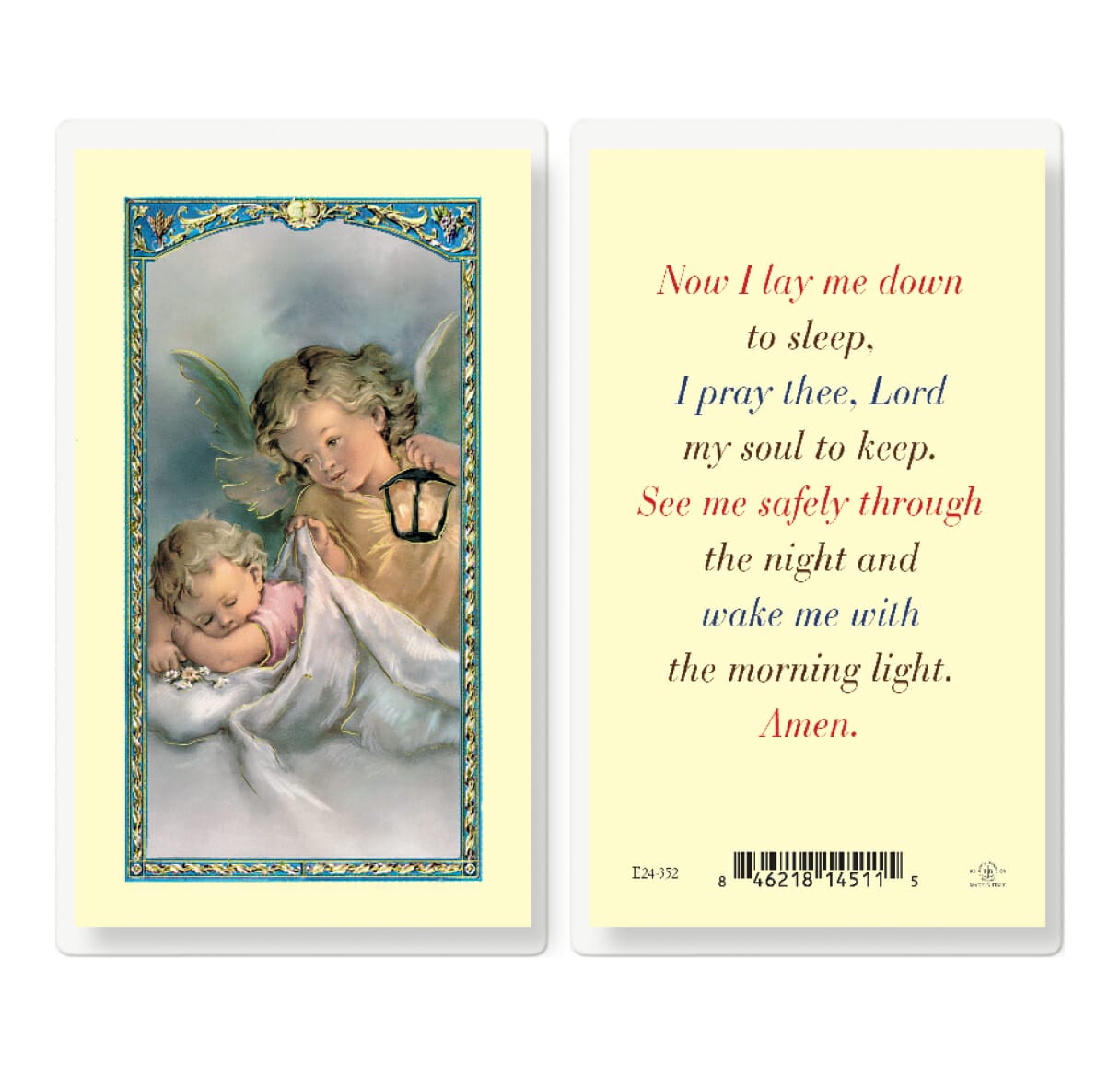 Now I Lay Me Down to Sleep Laminated Holy Card - 25 Pack - Buy ...