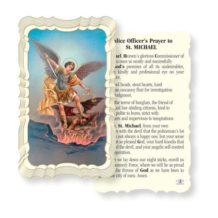 Saint Michael Police Prayer Card 50 pack