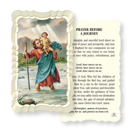 Saint Christopher Prayer Card - 50 Pack