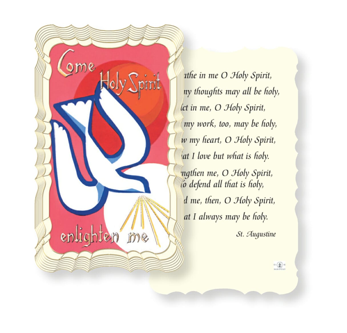 Breathe in Me O Holy Spirit Holy Card - 50 Pack