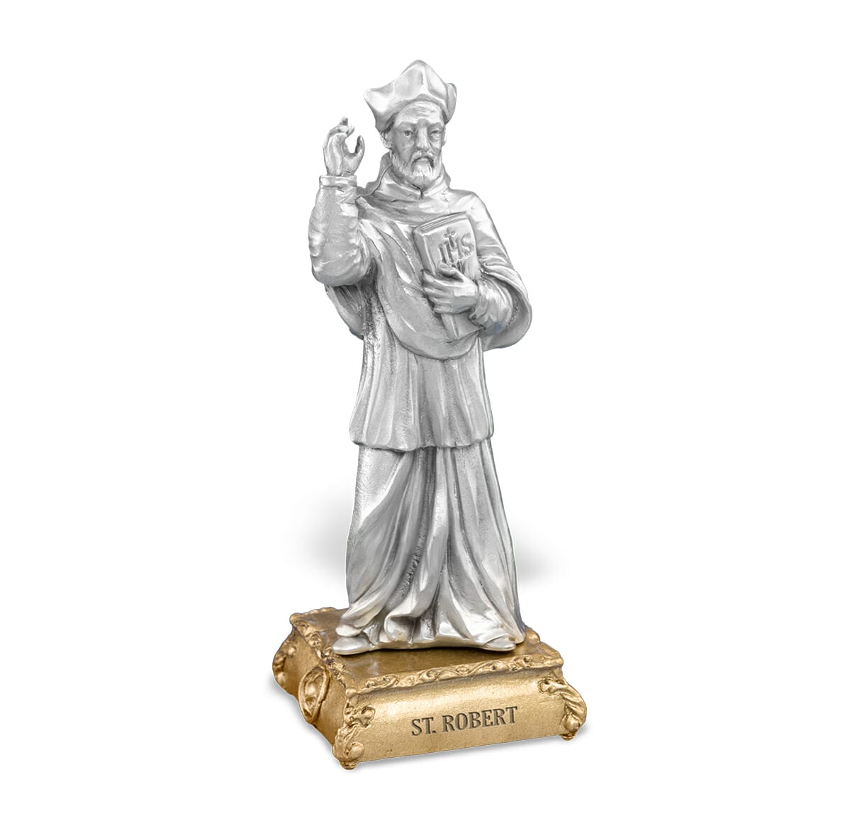 St. Robert Bellarmine Pewter Statue