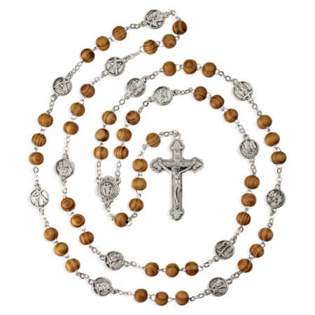Olive Wood Stations of the Cross Rosary